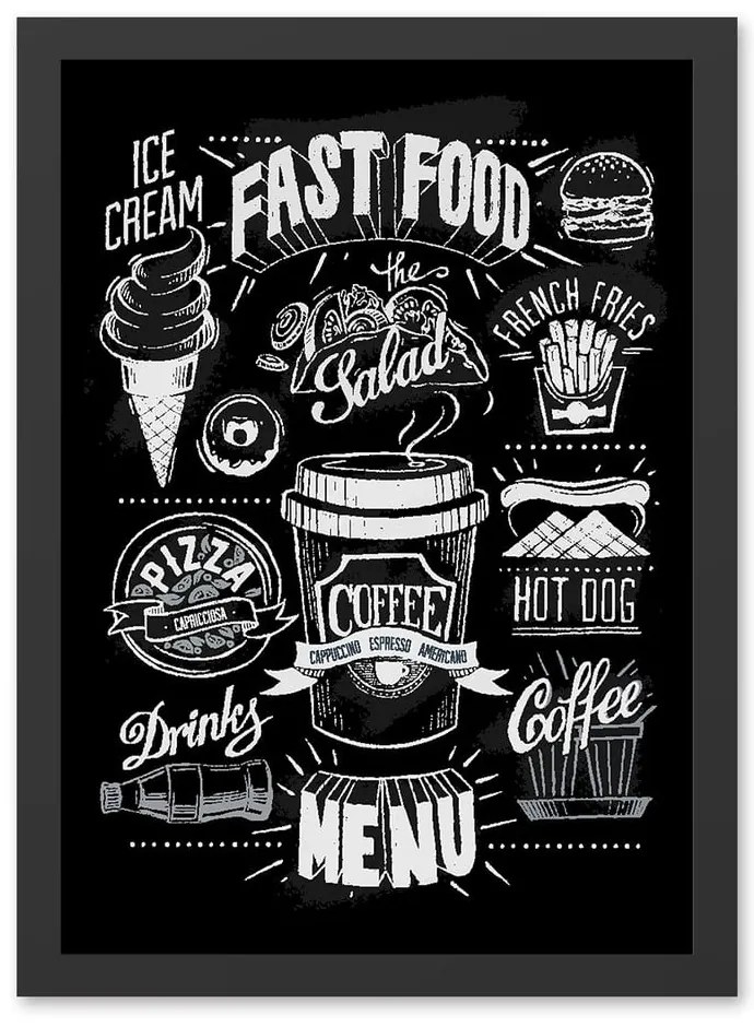 Живопис 55x70 cm Menu - Wallity