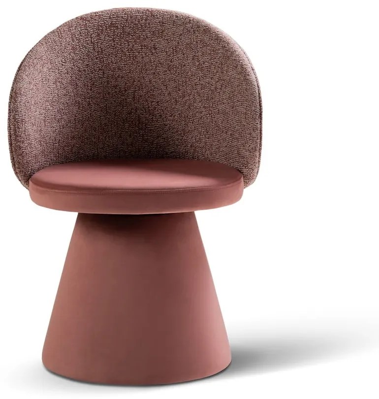 Розово кадифено кресло Inez – Micadoni