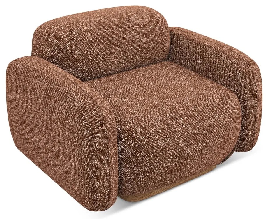 Оранжево/кафяво кресло Ailani – Makamii