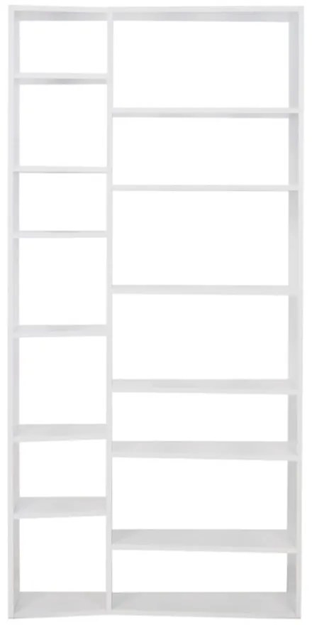 Бяла библиотека 108x224 cm Valsa – TemaHome