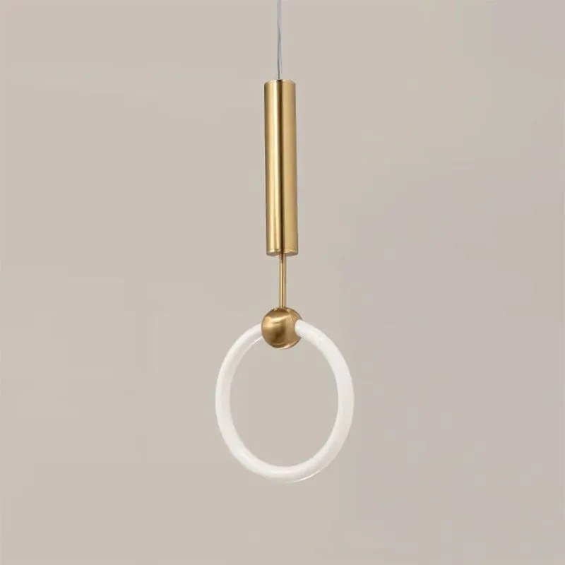 Висяща LED лампа LHJ059-1CP Brush Gold