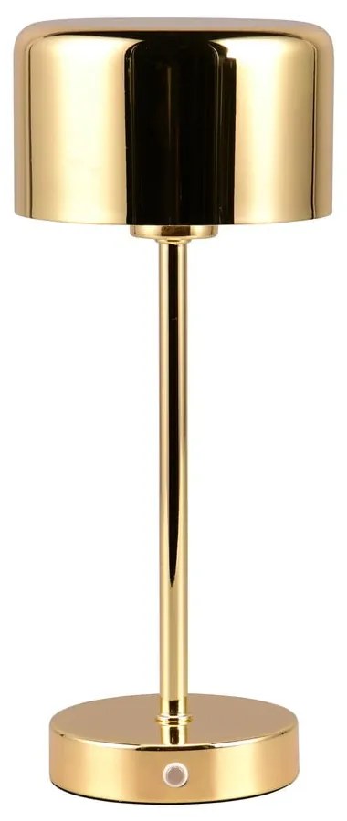 LED настолна лампа с възможност за димиране в златисто (височина 30 cm) Jeff - Trio