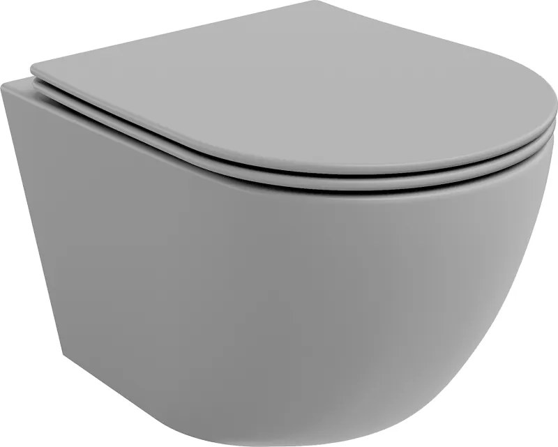 Mexen Lena тоалетна чиния Rimless с бавнозатваряща седалка slim, дуропласт,