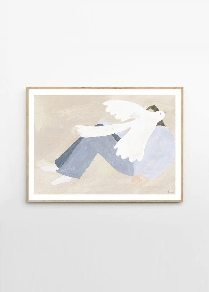 Постер 70x50 cm Bright Bird – Clara Schicketanz – The Poster Club