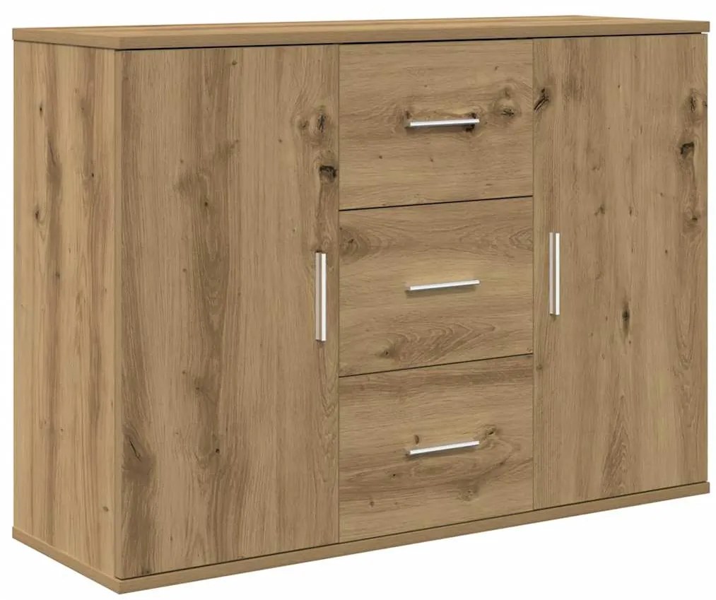 855979 vidaXL Шкаф Artisan Oak 90x29,5x65 cm Инженерна дървесина