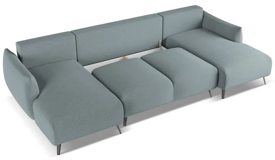 Светлосин ъглов диван Malie – Makamii