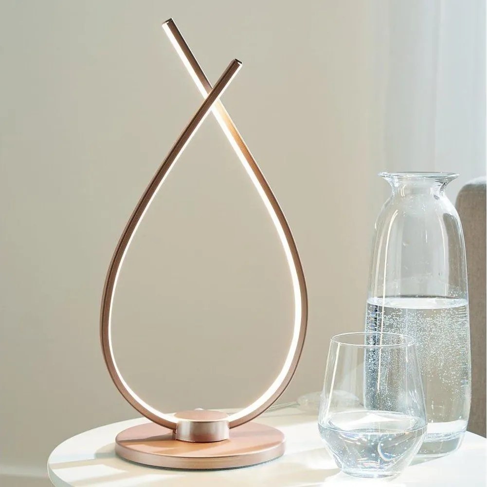 Eglo 97364 - LED настолна лампа PALOZZA LED/14W/230V