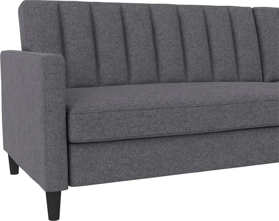 Сив сгъваем ъглов диван Celine – Støraa