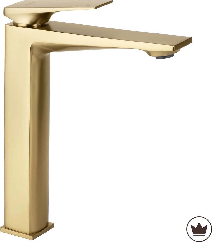 Смесител за мивка Rea Prime Brush Gold High