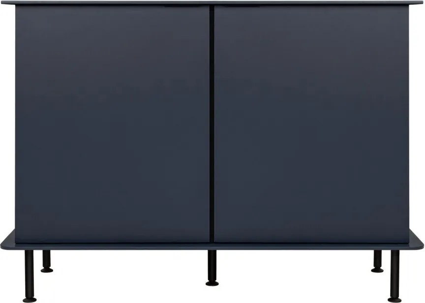 Тъмносин скрин с отвор за кабели 120x88x50 cm Suumo – noo.ma