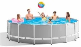 Intex - Басейн с метална конструкция Призма 457 х 122см 26726NP