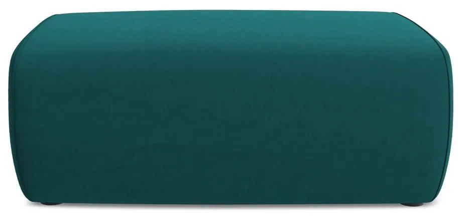 Тюркоазена кадифена табуретка Kapua – Makamii