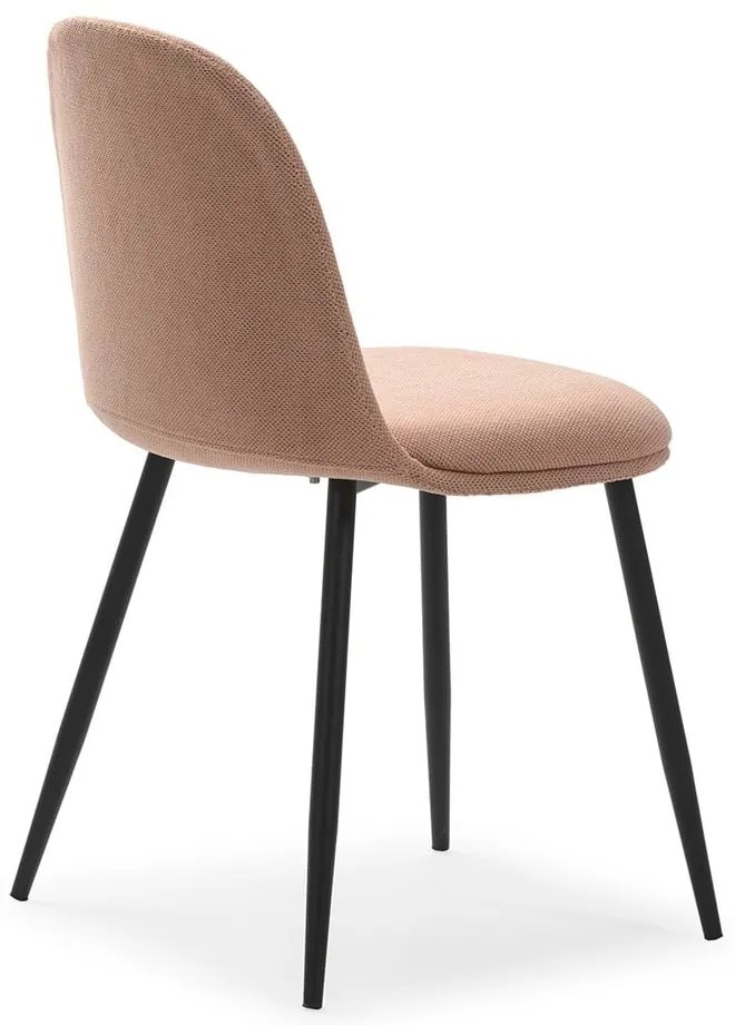 Светлорозови трапезни столове в комплект от 4 бр. Malila – Marckeric