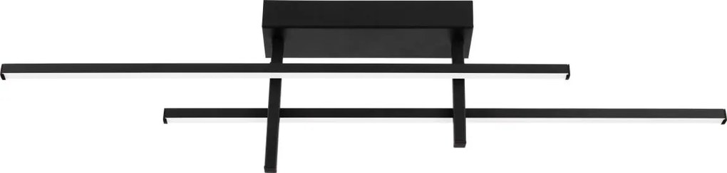 Eglo 901884 - LED таванно осветително тяло TREPILIANO LED/20W/230V, черно