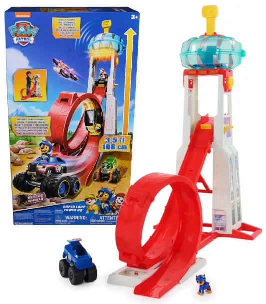 Paw Patrol - Rescue Wheels Кула с рампа и 1 количка SUPER LOOP TOWER 6069672