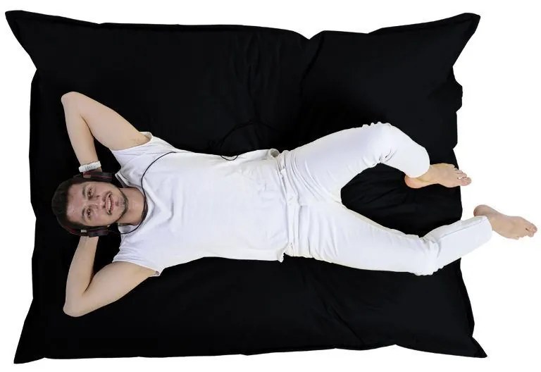 Градински пуф Giant Cushion 140x180, цвят Черен