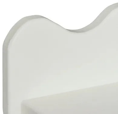 Рафт за стена atmosphera Salina, MDF, Бял, 53 см