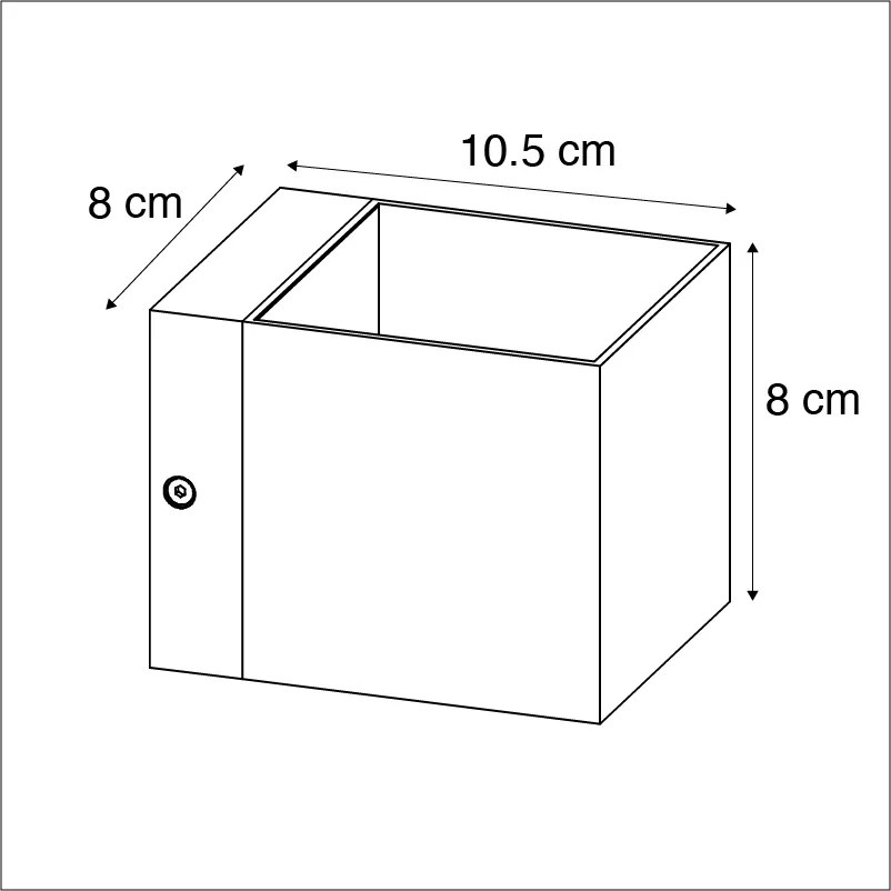 Модерна бяла стенна лампа със светлинен ефект - Transfer