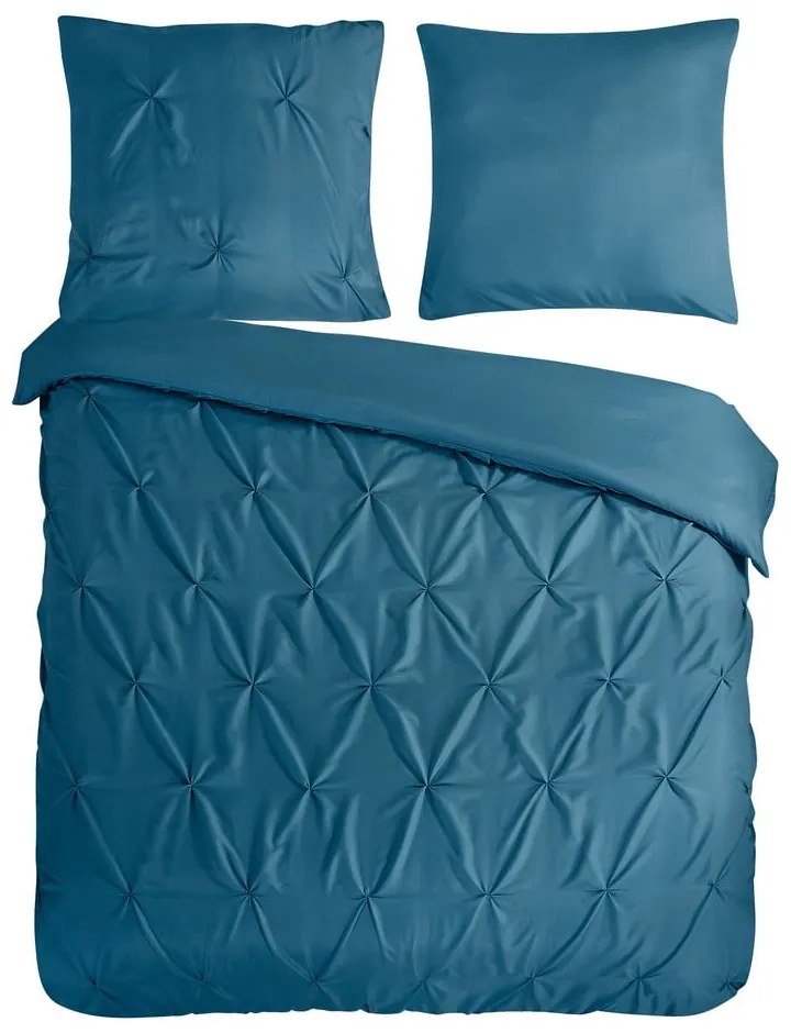 Двойно удължено спално бельо от микрофибър в петролен цвят 200x220 cm Pure Elegance – Good Morning