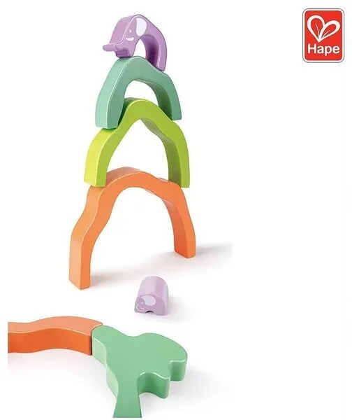 Форми за подреждане, Hape, Сафари Слон, 7 части