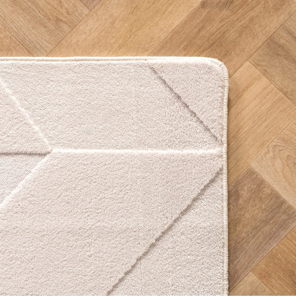 Кремав килим подходящ за пране 80x150 cm Pompei 1613 – Ayyildiz Carpets