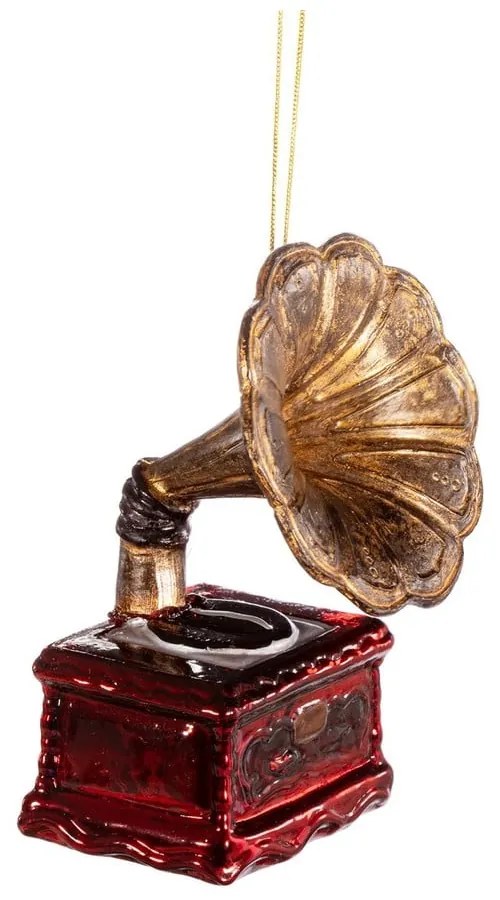 Ръчно изработена коледна украса 11 cm Gramophone – Sass &amp; Belle