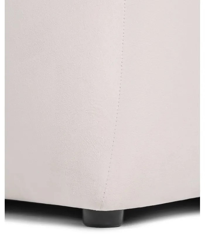 Кремав кадифен диван 225 cm Cube – Bonami Selection