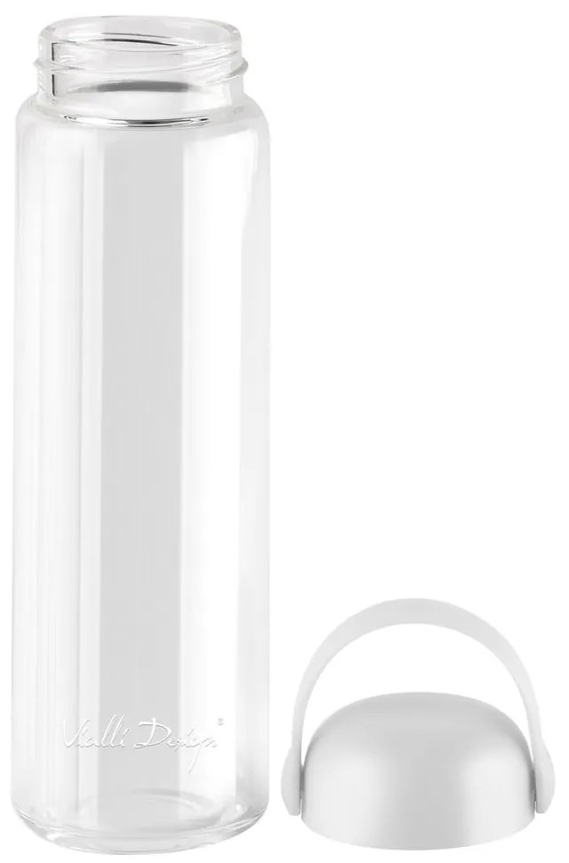 Бяла стъклена бутилка 540 ml Fuori – Vialli Design