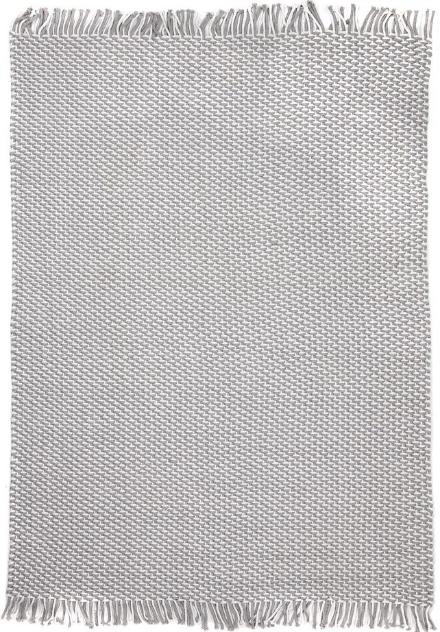 Килим Anisotropic-Бял-Син-60 x 90 см.