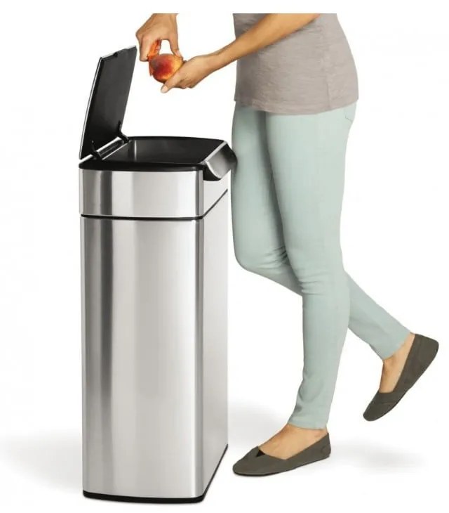 Кошче за отпадъци от неръждаема стомана 40 л - simplehuman