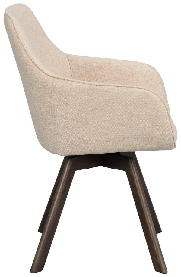 Бежови тапицирани трапезни столове в комплект 2 бр. Alison – Rowico