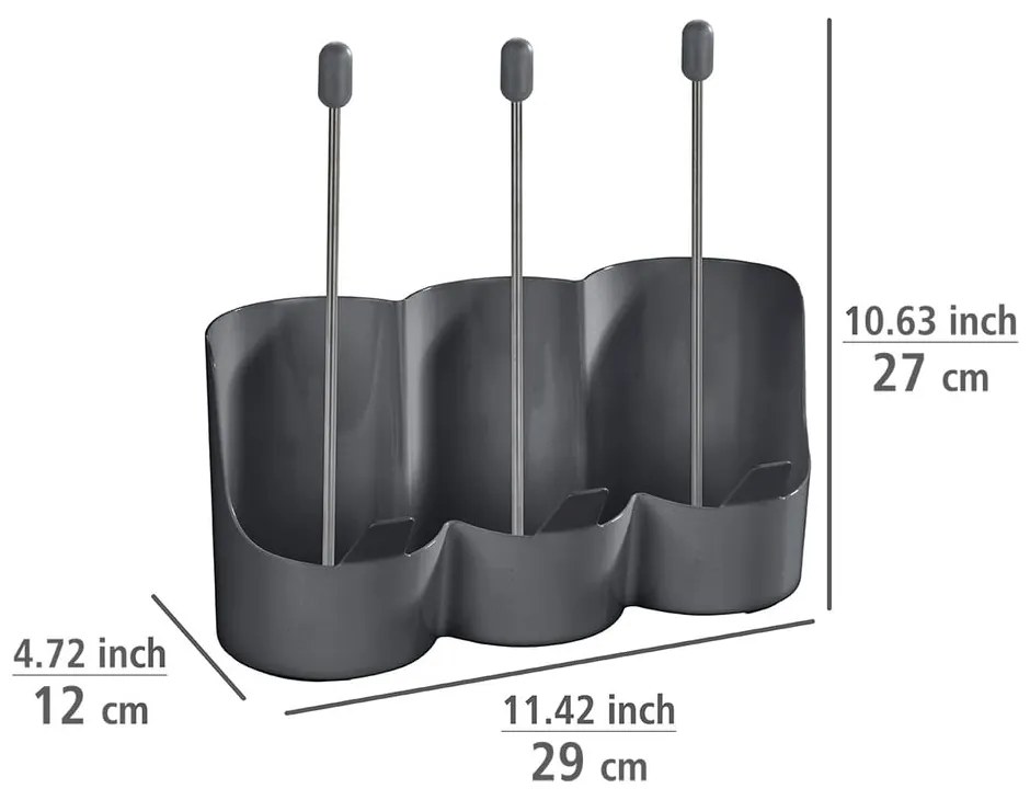 Сива тава за капки за бутилки Filia - Wenko