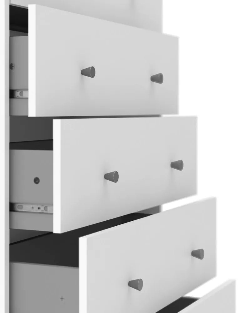 Бял скрин 72x108x30 cm May – Tvilum