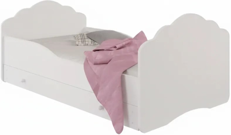 Kids bed Leomari-Розово - бяло