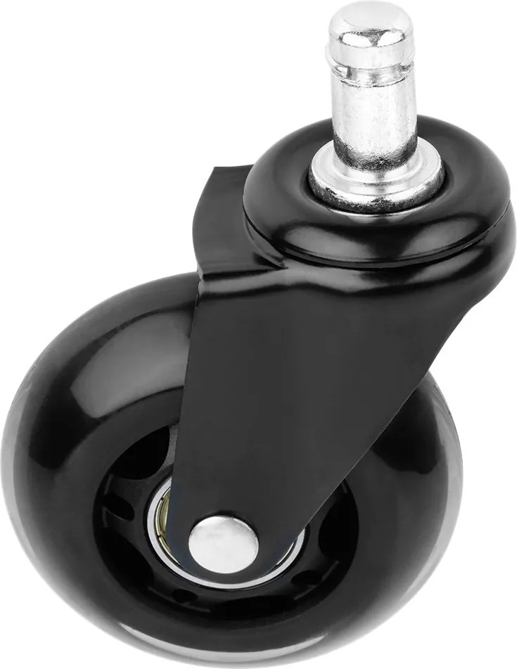 Комплект от 5 колелца за офис столове за твърд под 6.3 cm-10 mm