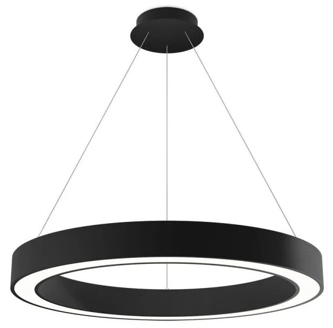 LED2 - LED Димируем пендел SATURN LED/60W/230V 3000K/4000K черен