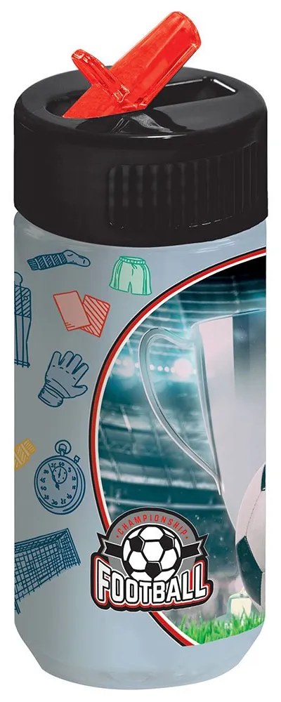 Derform - Бутилка със сламка 330 мл FOOTBALL 18