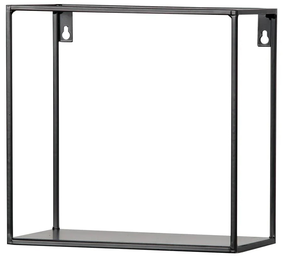 Комплект от 2 черни стенни рафта WOOOD Meert