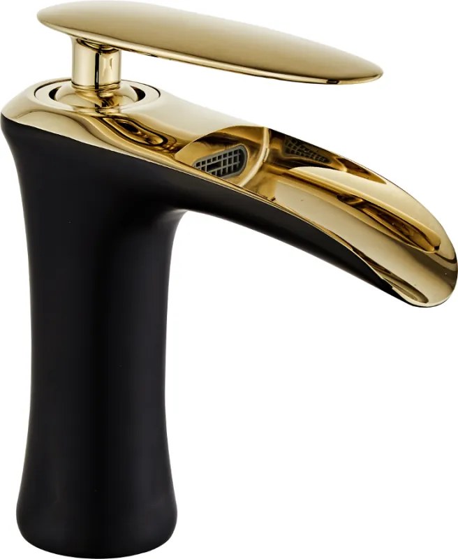 Mexen Lyra мивка на батерия, черна/златна - 745300-75
