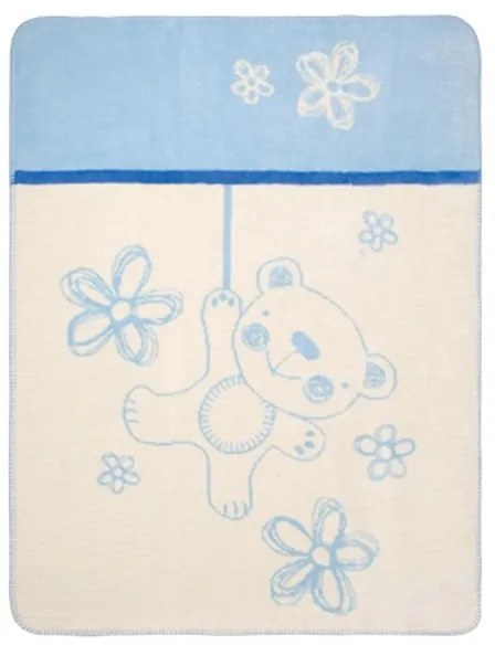 Baby Matex - Одеало Teddy 75/100 синьо 24