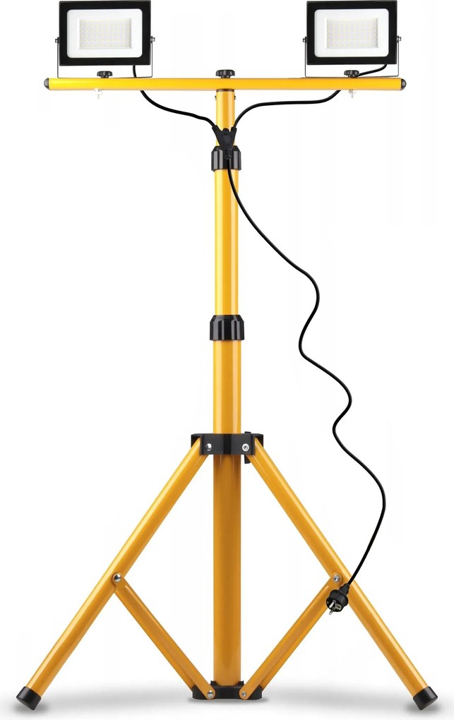 Halogen LED budowlany na statywie 2x20W RSL001-20N