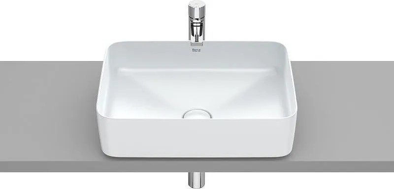 Умивалник за монтаж върху плот, InspiraSquare 500 x 370 mm, Pearl