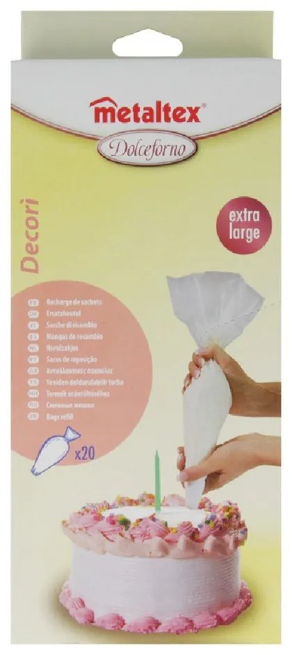 Пластмасова торбичка за декориране 20 бр. – Metaltex