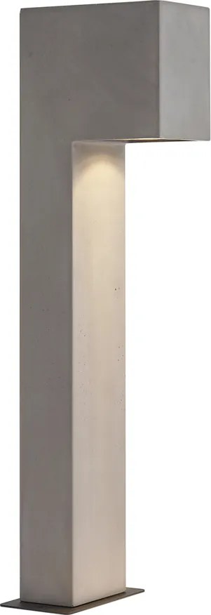 Модерен външен стълб сив 65 см IP44 - Pompei