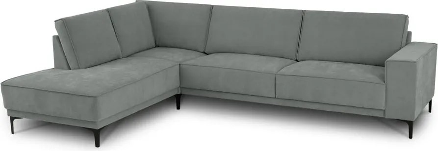 Тъмносив ъглов диван (ляв ъгъл) Copenhagen – Scandic