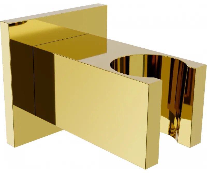 Mexen Cube държач за душ, златен - 79350-50