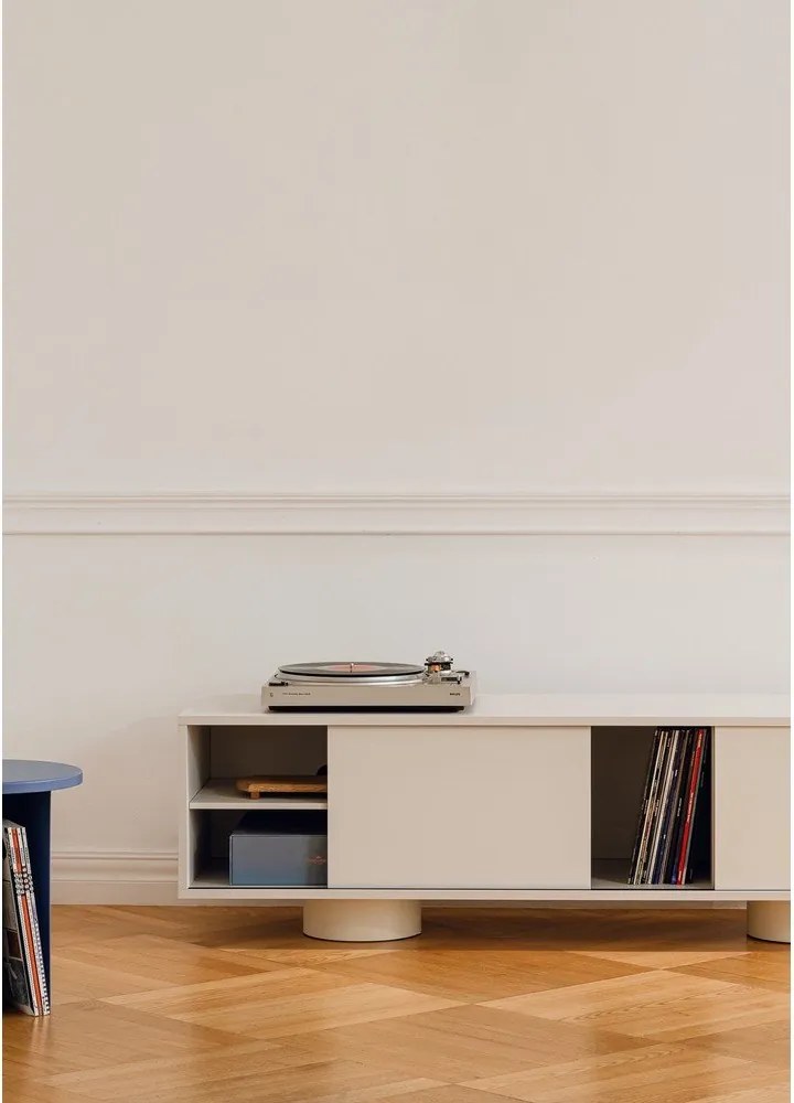 Сиво-бежова маса за телевизор 160x48x42 cm Taro – noo.ma