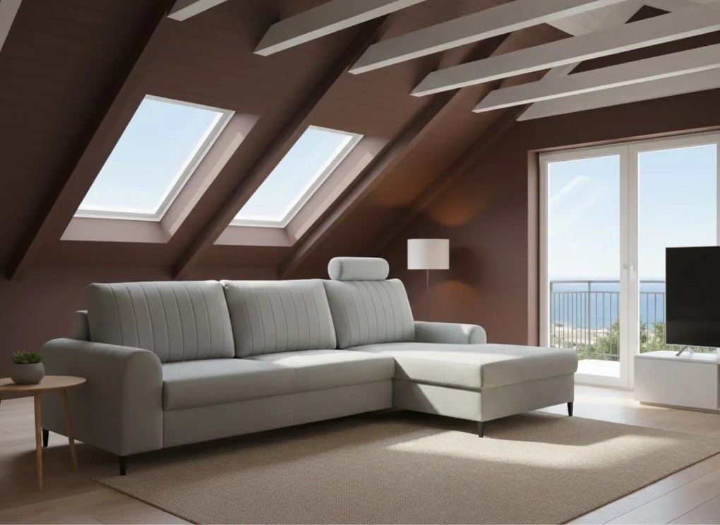 Ъглов диван Monte-Сив