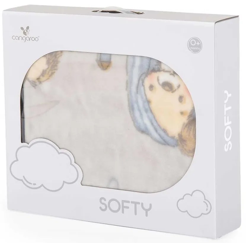 CANGAROO Одеяло 110/140 см. SOFTY LOVELY DAY СИВО