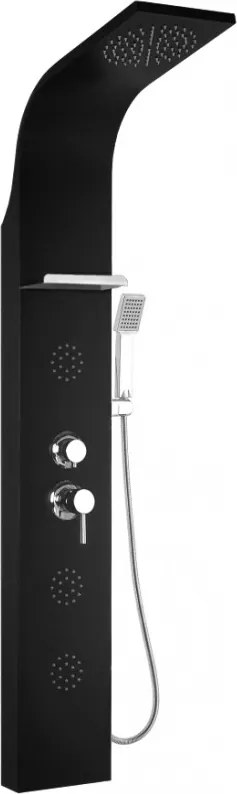Mexen Borg душ панел, черен - 7615-03-70